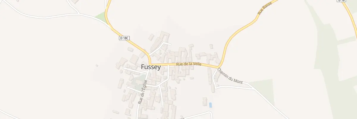 Plan du 5 Rue de la Velle à Fussey