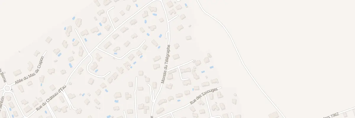 Plan du 18 Mte du Télégraphe à Communay