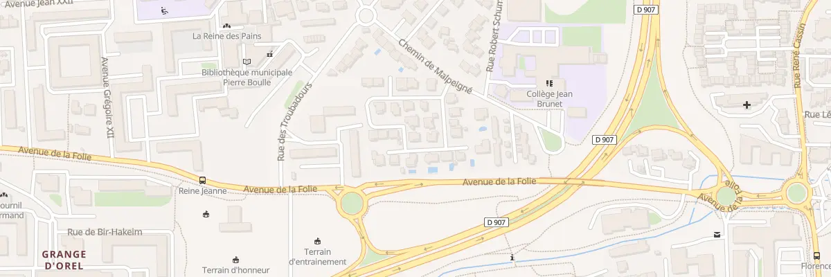 Plan du 11 Rue du Camerier à Avignon