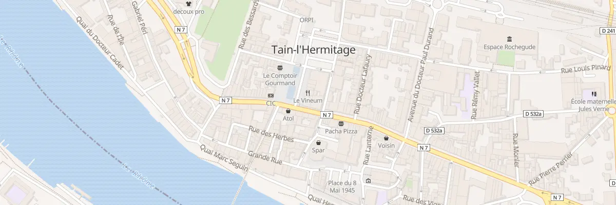 Plan du 25A Pl du Taurobole à Tain-l’Hermitage