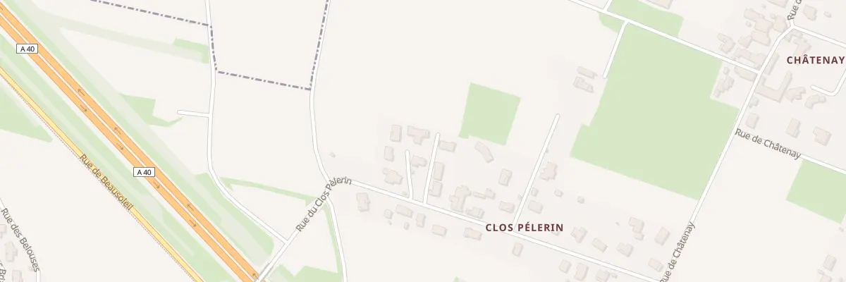 Plan du 4 All du Clos Pélerin à Sancé