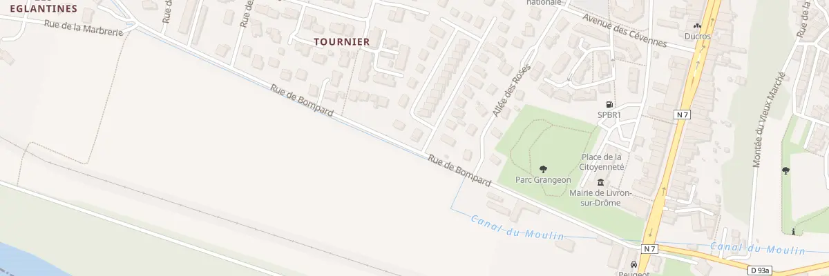 Plan du 1 All Fleurie à Livron-sur-Drôme