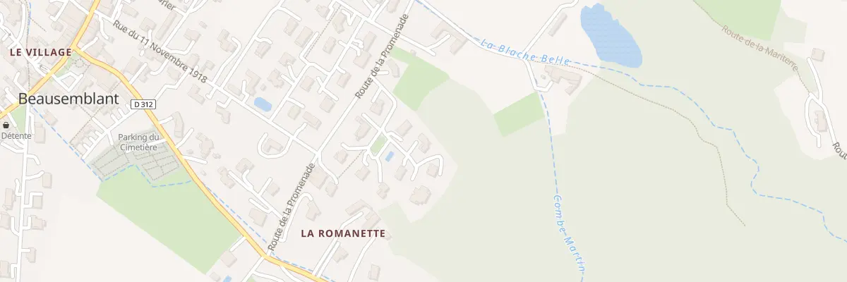 Plan du 4 Lot les Hauts de la Romanette à Beausemblant