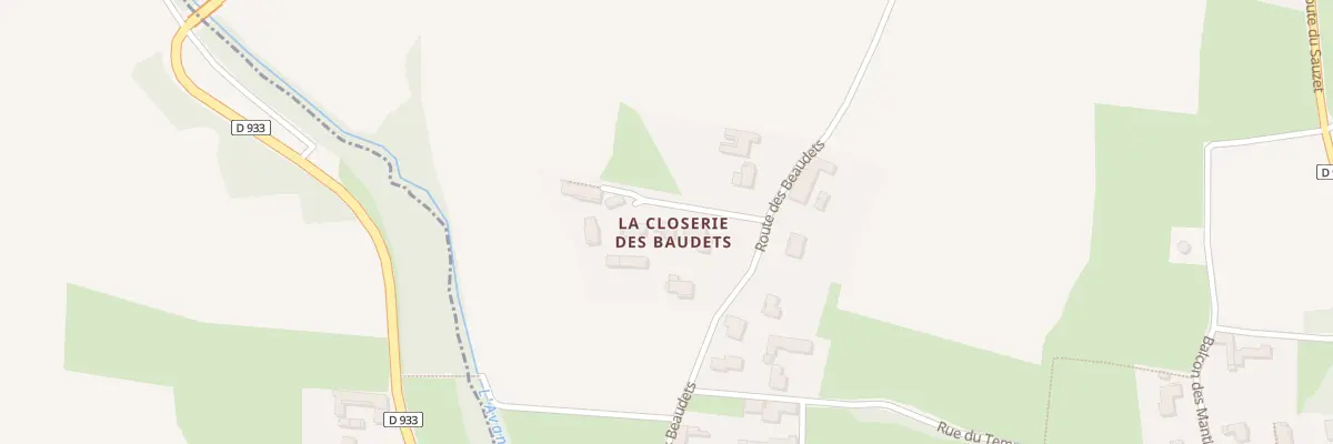 Plan du 62 Rte des Baudets à Bey