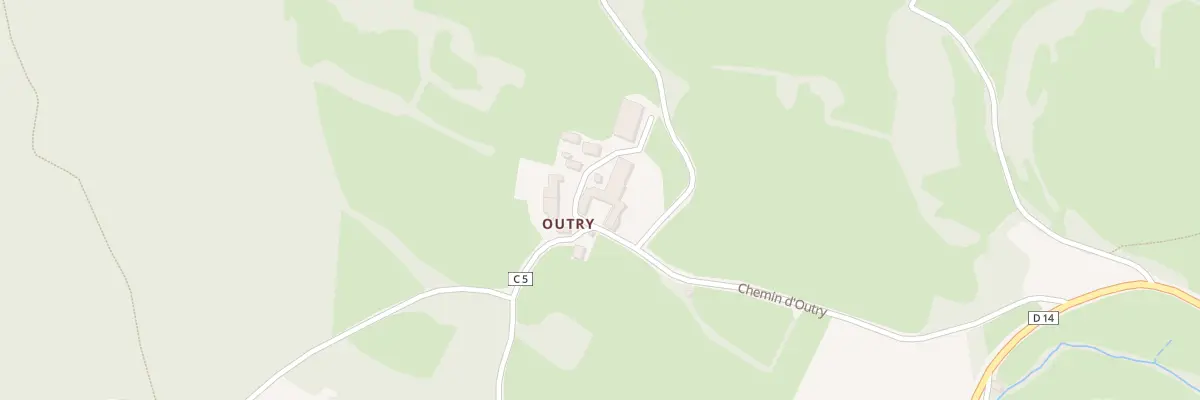 Plan du 5059 Outry à Ozenay
