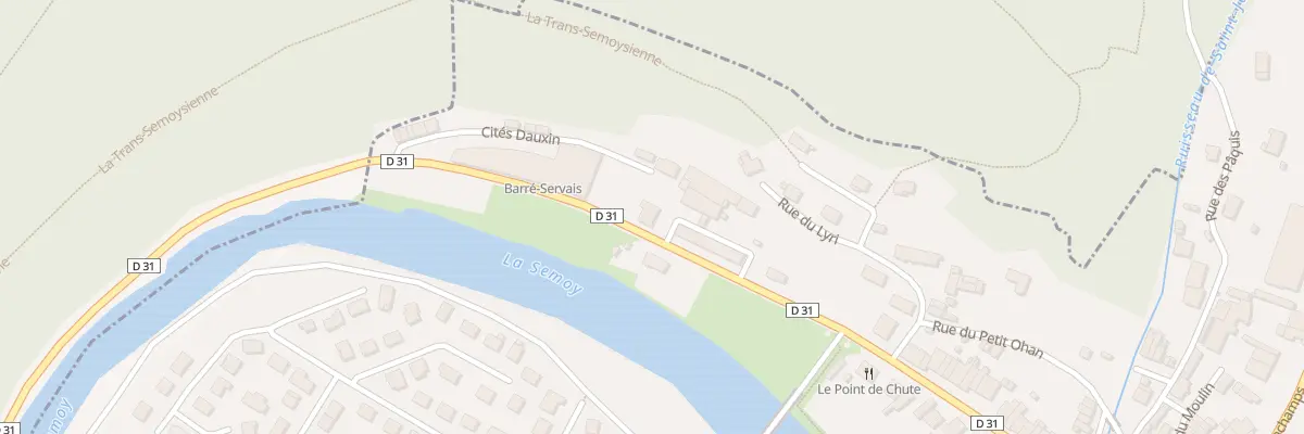 Plan du 50B Rue de la Gare aux Hautes-Rivières