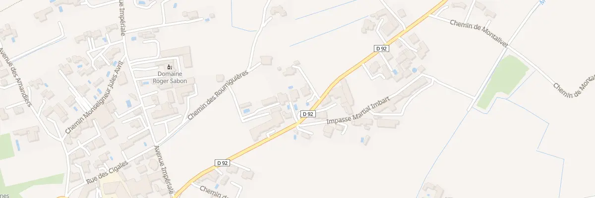 Plan du 201 Rte de Courthézon à Châteauneuf-du-Pape