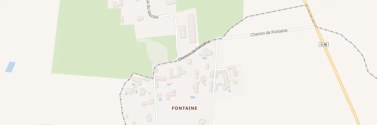 Plan du 5051 Fontaine à Savigneux
