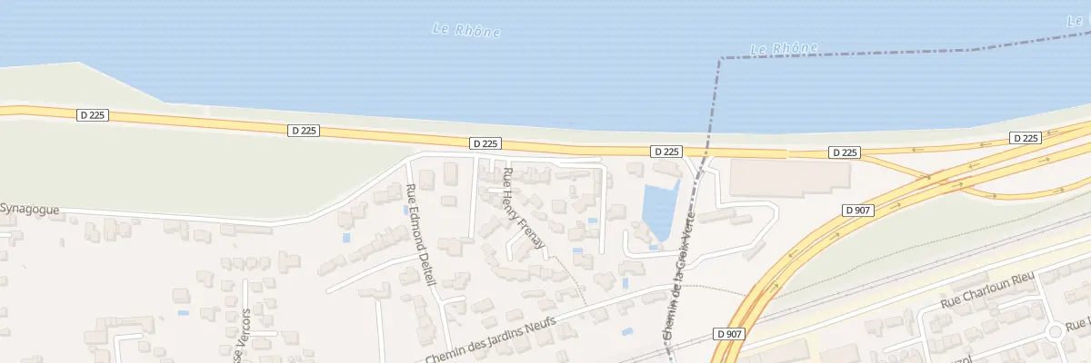 Plan du 12F Che de Halage à Avignon