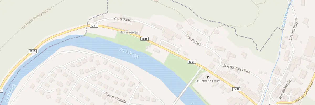 Plan du 27 Rue de la Gare aux Hautes-Rivières