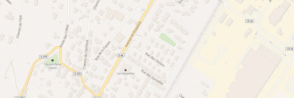 Plan du 15 Lot Communal Cite Cnr à Charmes-sur-Rhône