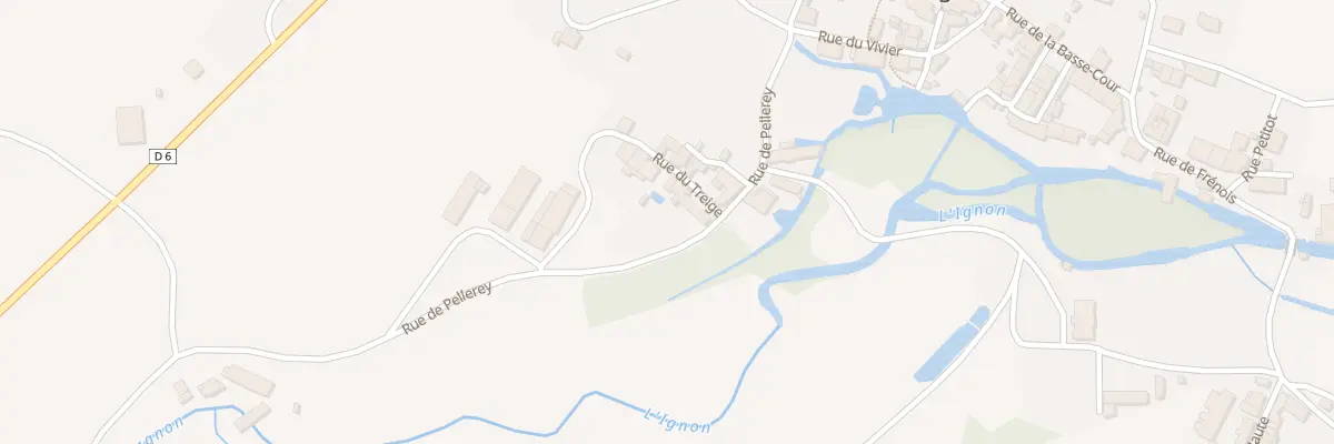 Plan du 3 Rue de Pellerey à Lamargelle