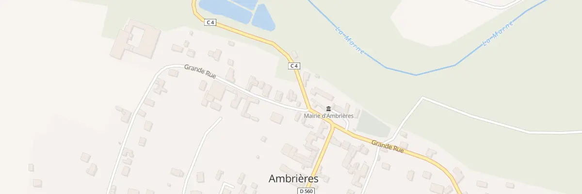 Plan du 20 Gr Grande Rue à Ambrières