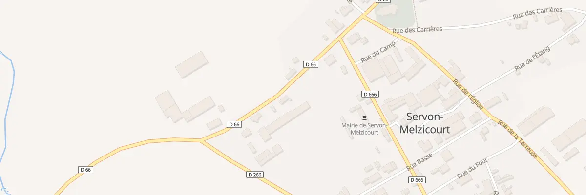 Plan du 5057 Le Village à Servon-Melzicourt