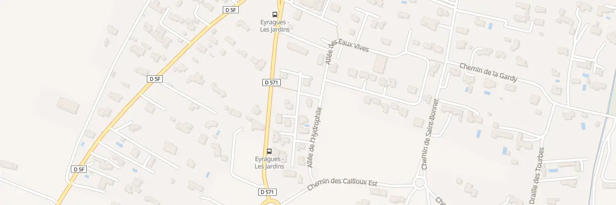 Plan du 11 All des Micocouliers à Eyragues