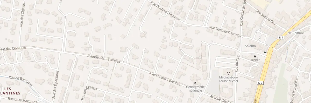 Plan du 10 Av des Cevennes à Livron-sur-Drôme