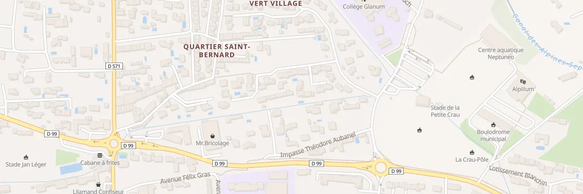 Plan du 5 Av Théodore Aubanel à Saint-Rémy-de-Provence