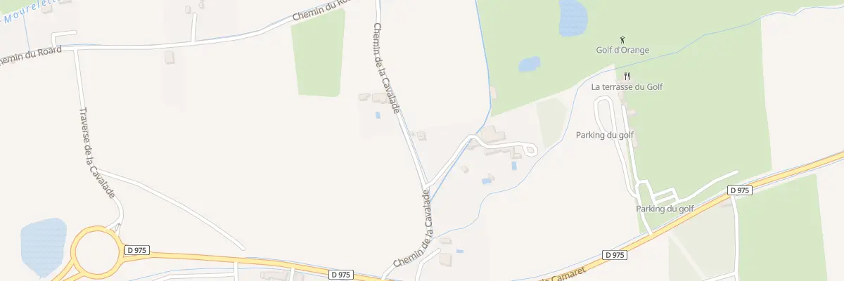 Plan du 195 Rte de Camaret à Orange