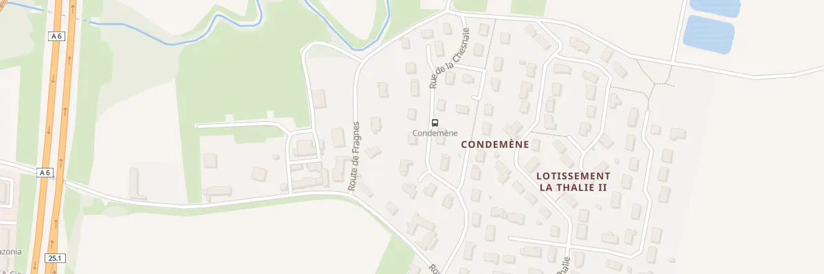 Plan du 16 Rue de la Chesnaie à Fragnes-La Loyère