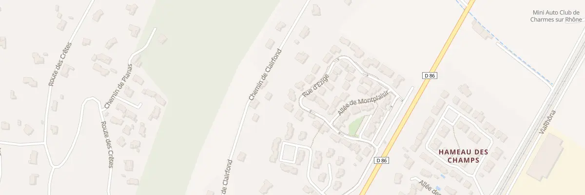 Plan du 21 Rue d’Ezige à Charmes-sur-Rhône