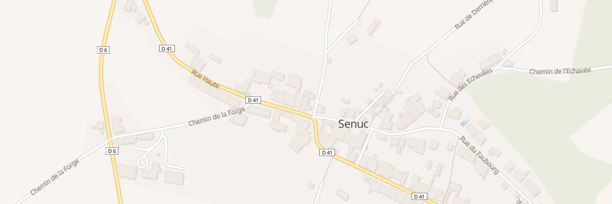 Plan du 4 Rue Haute à Senuc