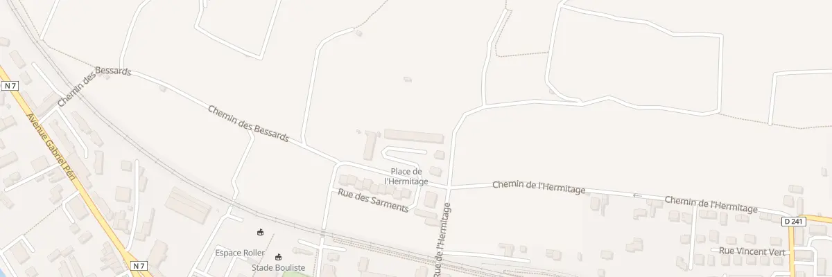 Plan du 3 Pl de l’Hermitage à Tain-l’Hermitage