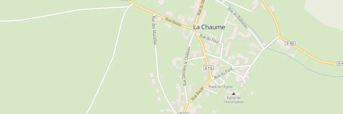 Plan du 15 Rue Derrière le Château à La Chaume