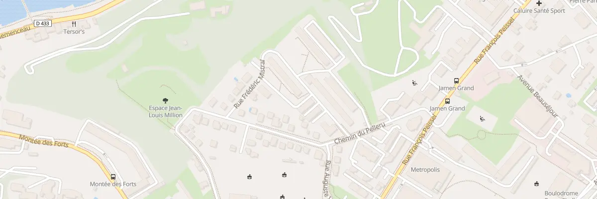 Plan du 21 Rue Frédéric Mistral à Caluire-et-Cuire