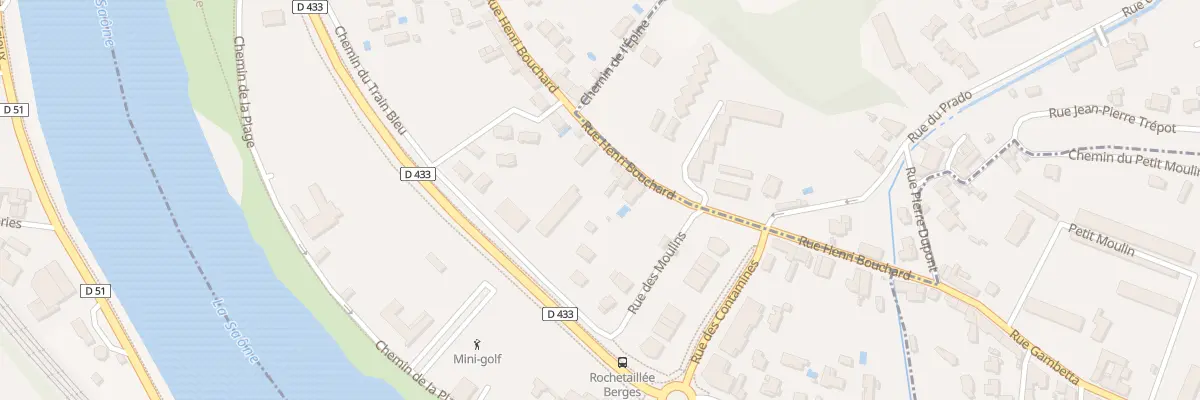 Plan du 342 Rue Henri Bouchard à Rochetaillée-sur-Saône