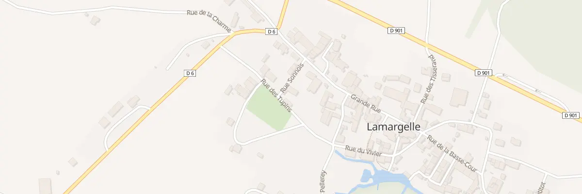 Plan du 6 Rue des Tupins à Lamargelle