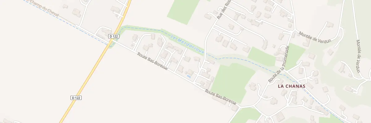 Plan du 191 Rte de Bas Boresse à Beausemblant
