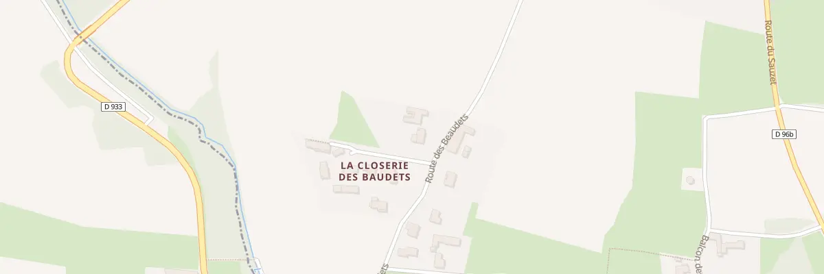 Plan du 379 Rte des Baudets à Bey