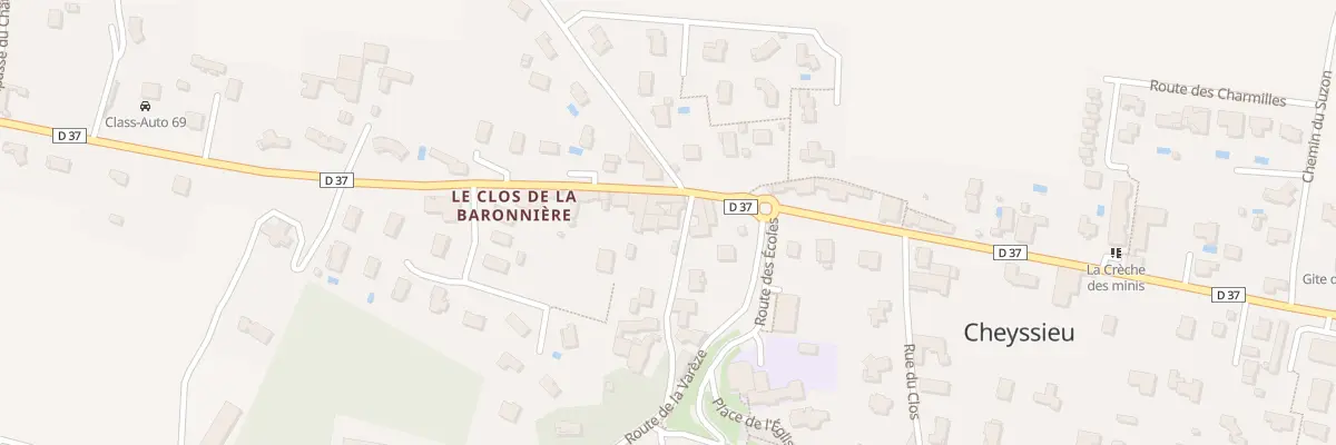 Plan du 9030 Rue des Jardins à Cheyssieu