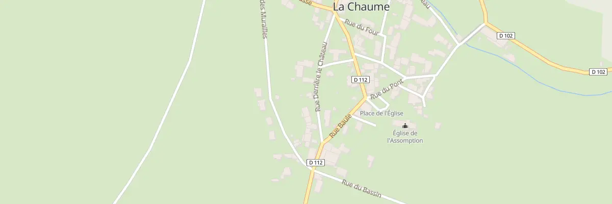 Plan du 9 Rue Derrière le Château à La Chaume