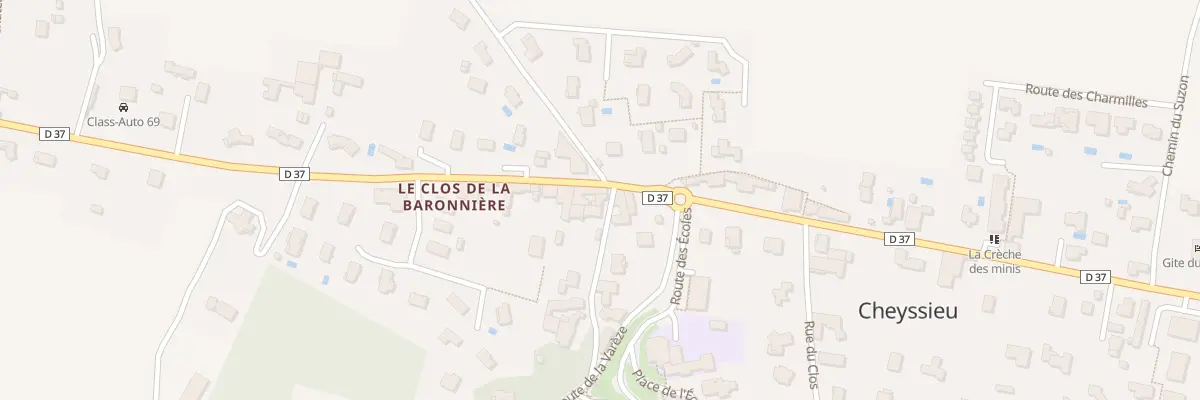 Plan du 30 Rue des Jardins à Cheyssieu