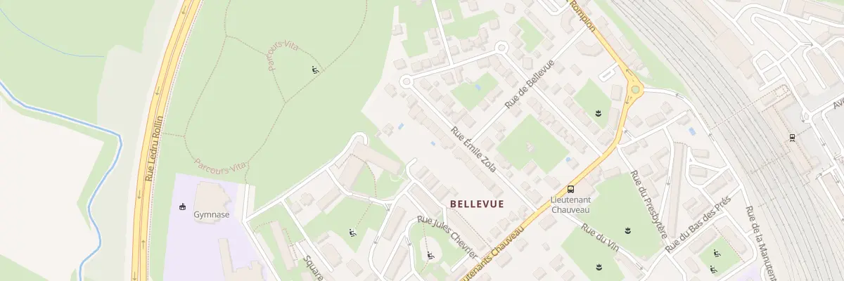 Plan du 25 Rue Emile Zola à Chalon-sur-Saône