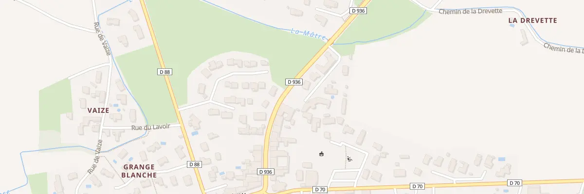 Plan du 144 Rte de St Trivier à Villeneuve