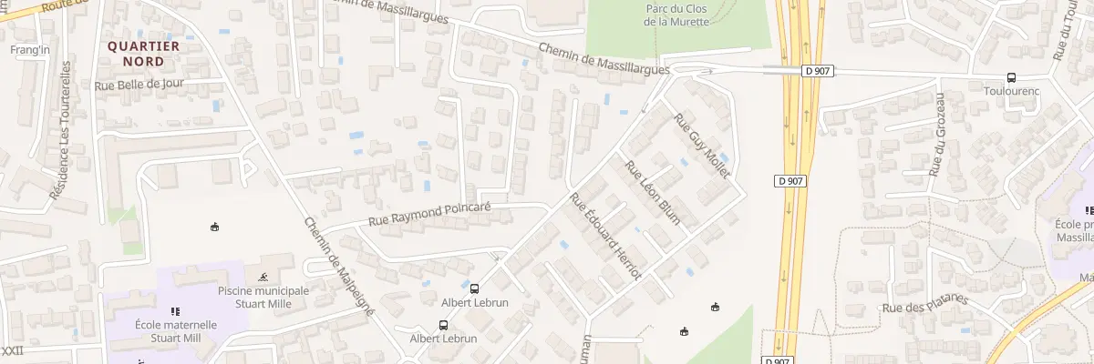Plan du 1 Rue Vincent Auriol à Avignon