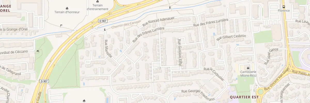 Plan du 20 Rue Henry Le Chatelier à Avignon