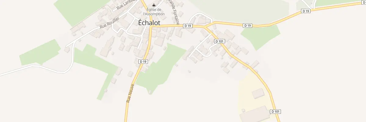 Plan du 2 Rle du Courroie à Échalot