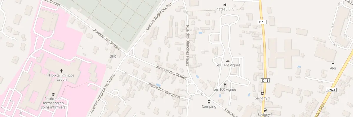Plan du 53 Rue des Blanches Fleurs à Beaune
