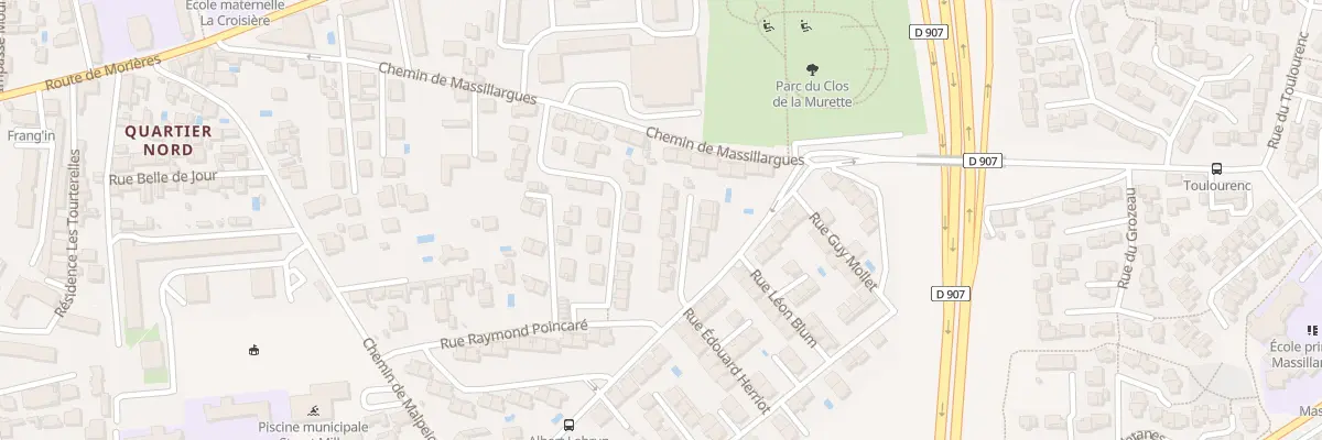 Plan du 11 Rue Vincent Auriol à Avignon