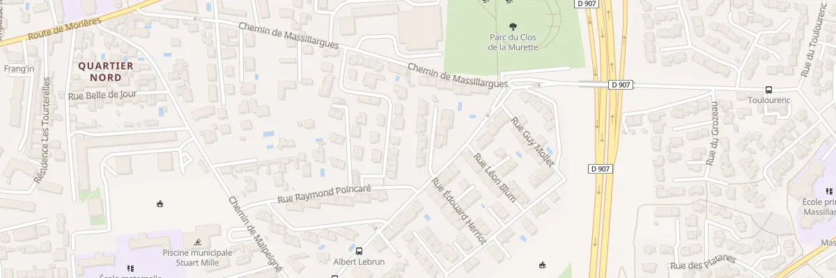 Plan du 7 Rue Vincent Auriol à Avignon