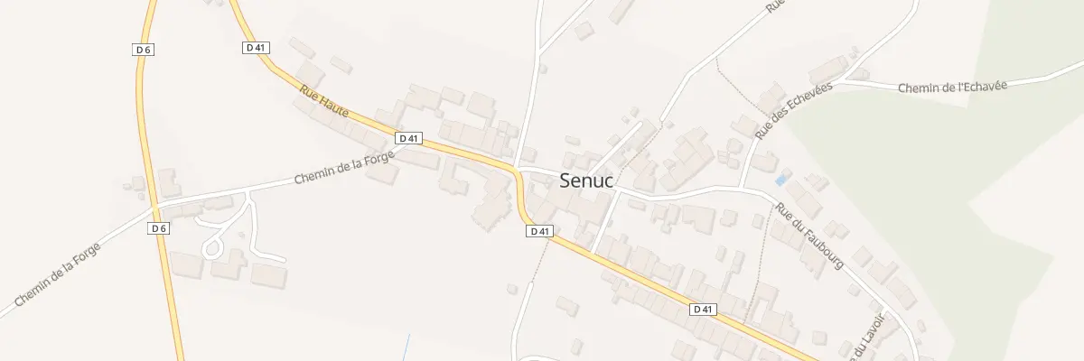 Plan du 1 Rue Neuve à Senuc