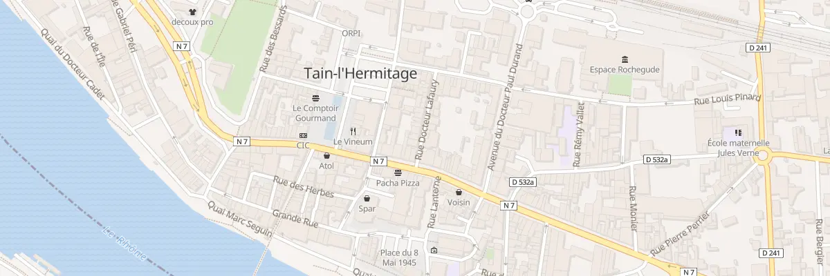 Plan du 3 Rue Docteur Lafaury à Tain-l’Hermitage