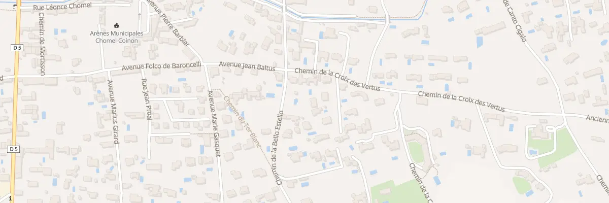 Plan du 2 Che La Croix des Vertus à Saint-Rémy-de-Provence