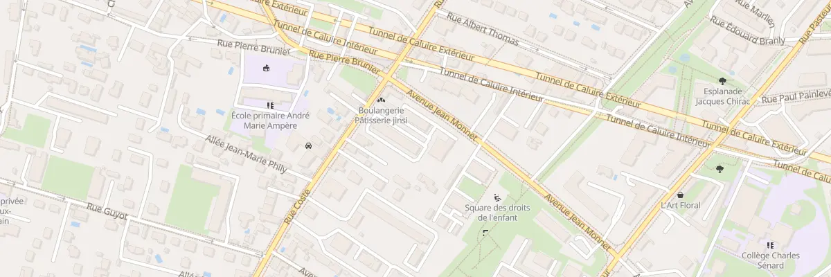 Plan du 122 Rue Coste à Caluire-et-Cuire