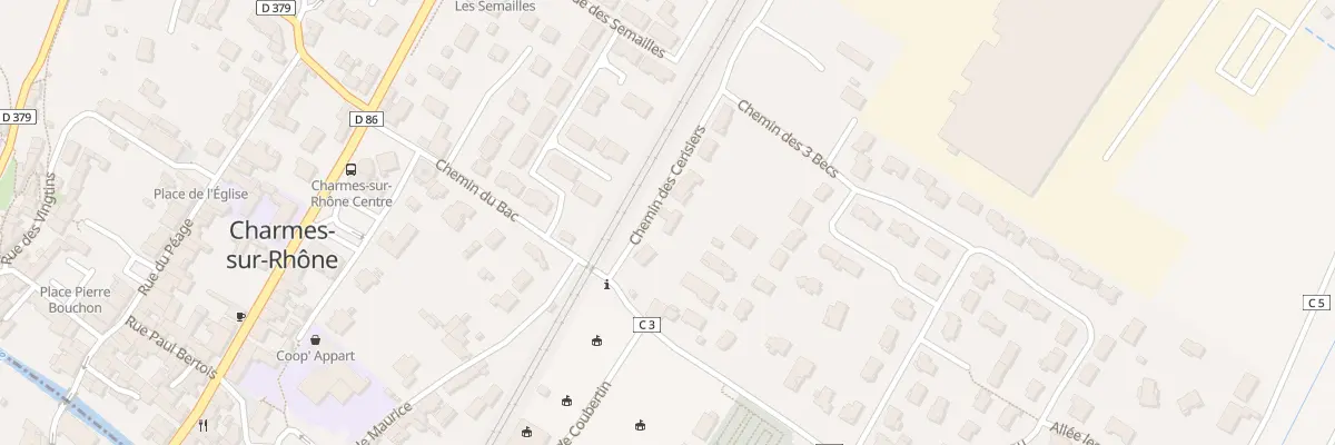 Plan du 4 Che des Cerisiers à Charmes-sur-Rhône