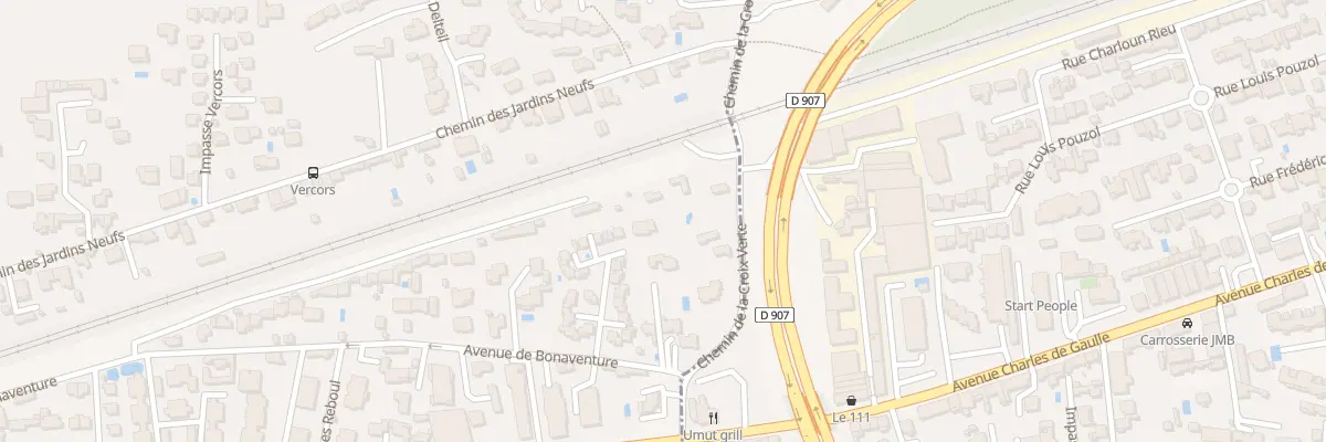 Plan du 9003 Che de la Croix Verte à Avignon