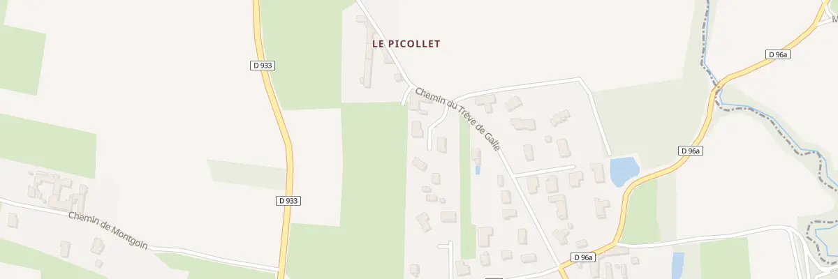 Plan du 257 Che Treve de Galle à Garnerans
